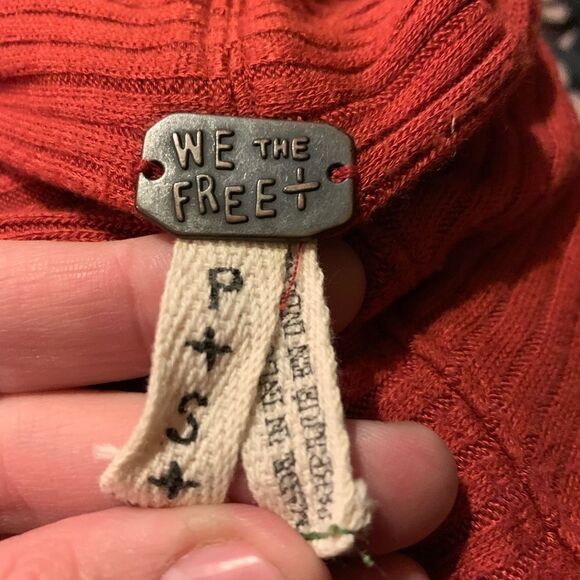 Free people cowl neck split back size s - Picture 6 of 6